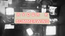 background of TV screens with a piece of tape edited on and the text "RYDER K SUMMERWING"